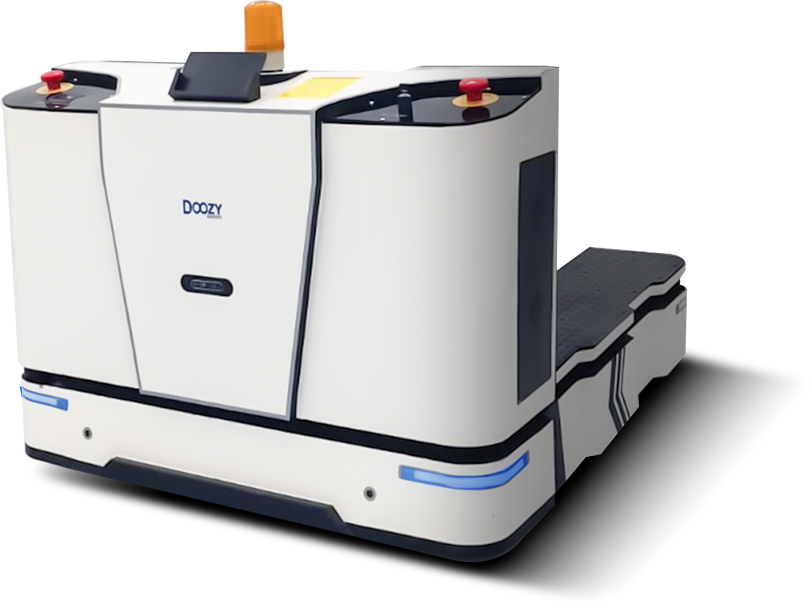 DFR-2000 Autonomous Pallet Mover - Advanced warehouse automation robot with 2-ton capacity and AI navigation